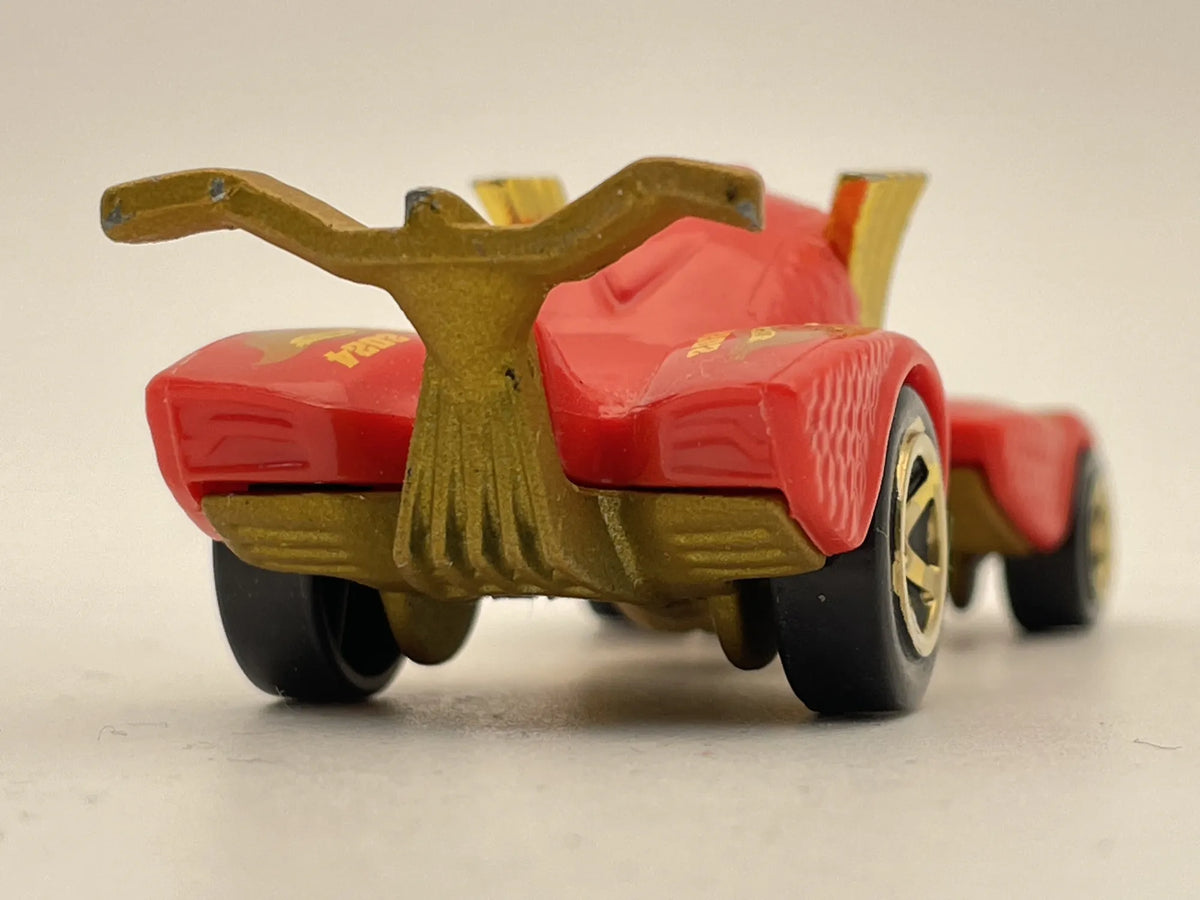 Knight Draggin', Hot Wheels 2013, Die cast BDC86, Czerwony, 1:64, Resoraki – zdjęcie 5