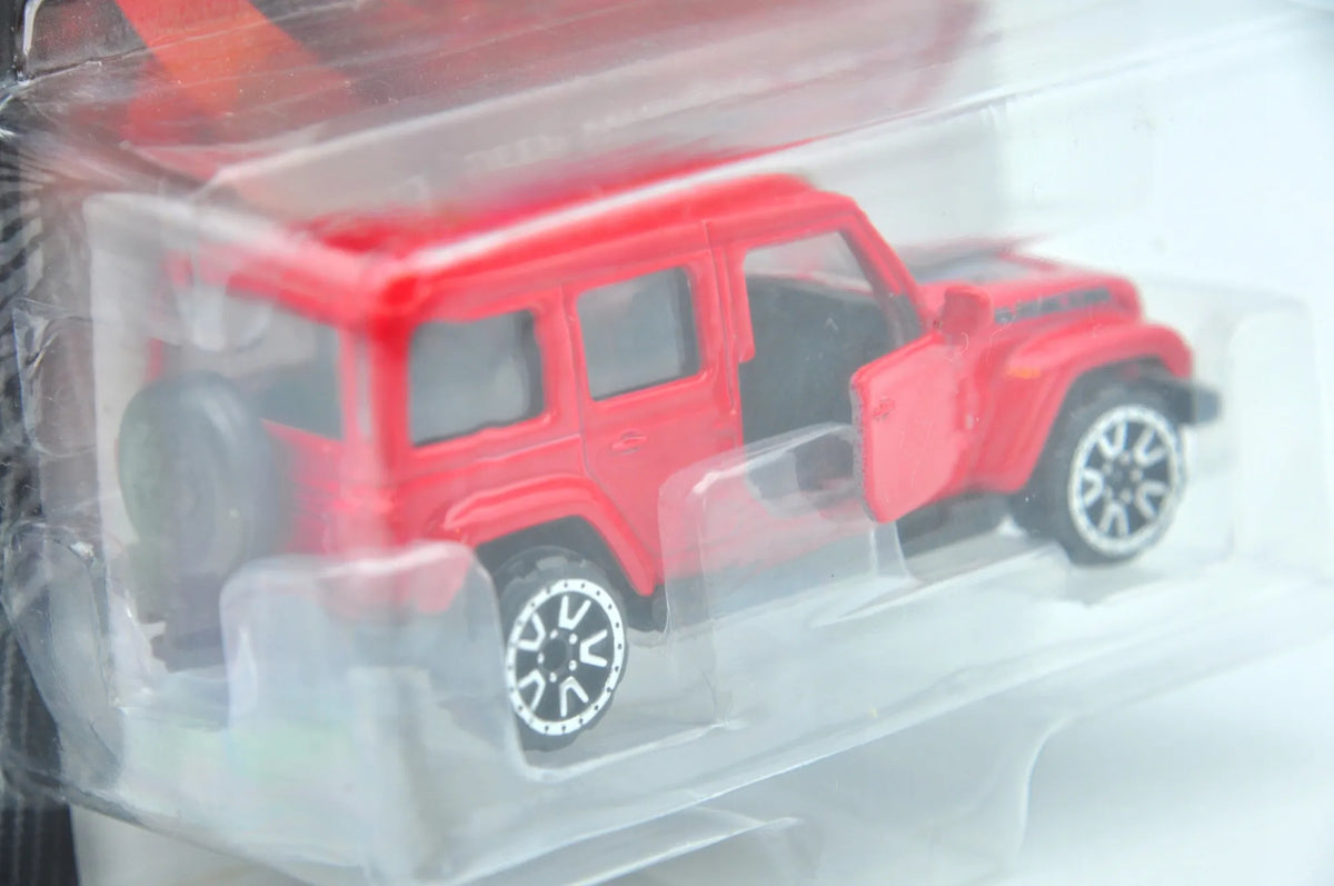 JEEP WRANGLER 4XE, Majorette, Resoraki, Die cast 224E-1, Czerwony, 1:64 – zdjęcie 5