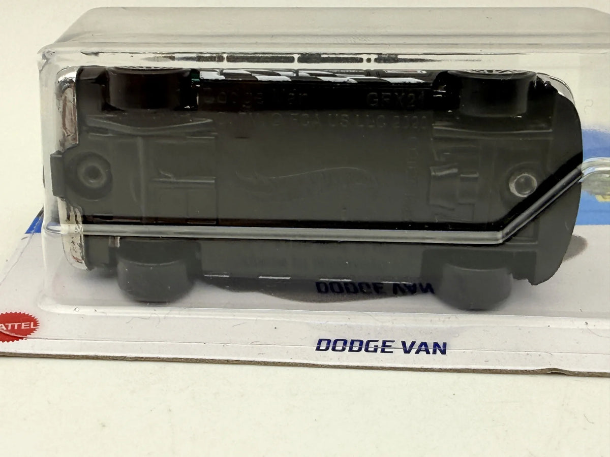 Dodge Van HW Vans Hot Wheels 2024 Czarny 1:64 – zdjęcie 5