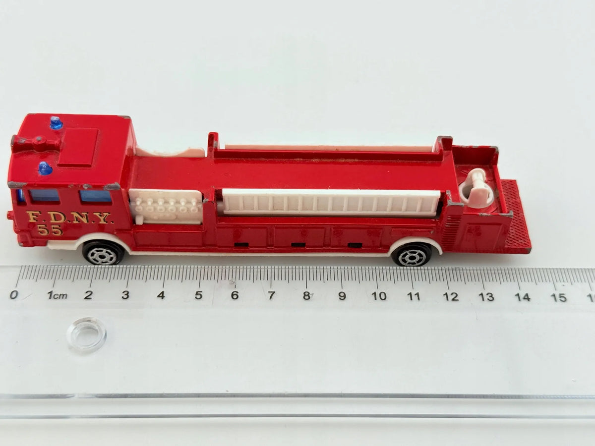 Pompier Grande Echelle Straż pożarna Majorette Czerwony 1:86 – zdjęcie 5