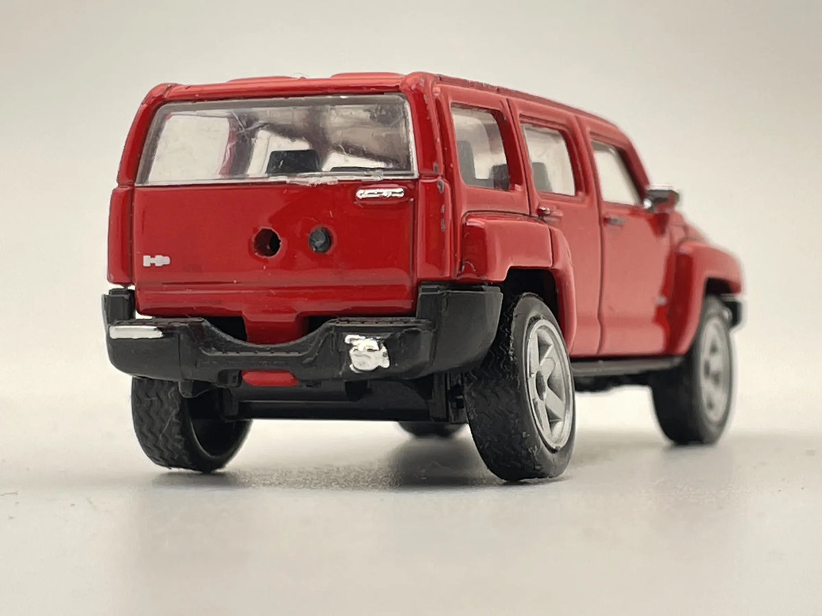 HUMMER H3, Welly, Resoraki, Die cast No.52284, Czerwony, 1:64 – zdjęcie 5