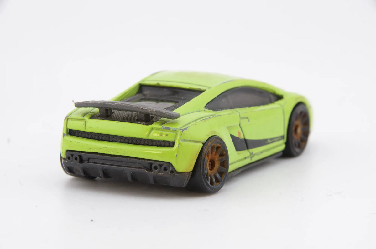Lamborghini Gallardo Lp 570-4 Superleggera Hot Wheels 2010 Zielony 1:64 – zdjęcie 5