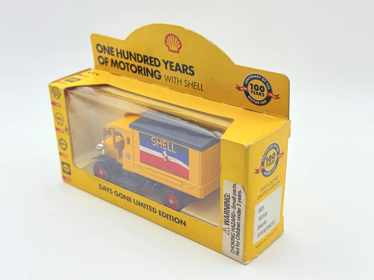 Furgon Shell Days Gone Shell V-Power 1996 Żółty 1:43 Made in England – zdjęcie 5