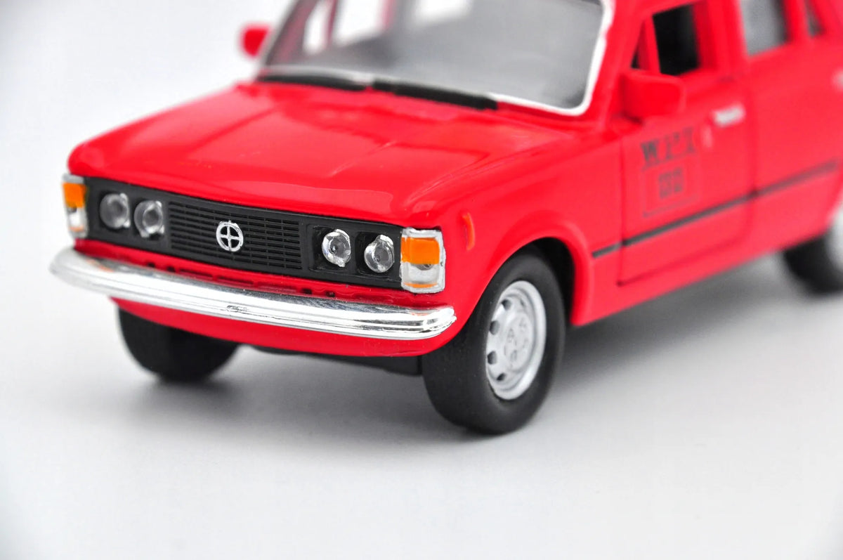 FIAT 125P, Welly, Resoraki, Die cast 42399, Czerwony, 1:34 – zdjęcie 5