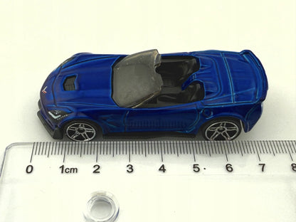 Corvette C7 Z06 Convertible Hot Wheels 2017 Niebieski 1:64 – zdjęcie 5