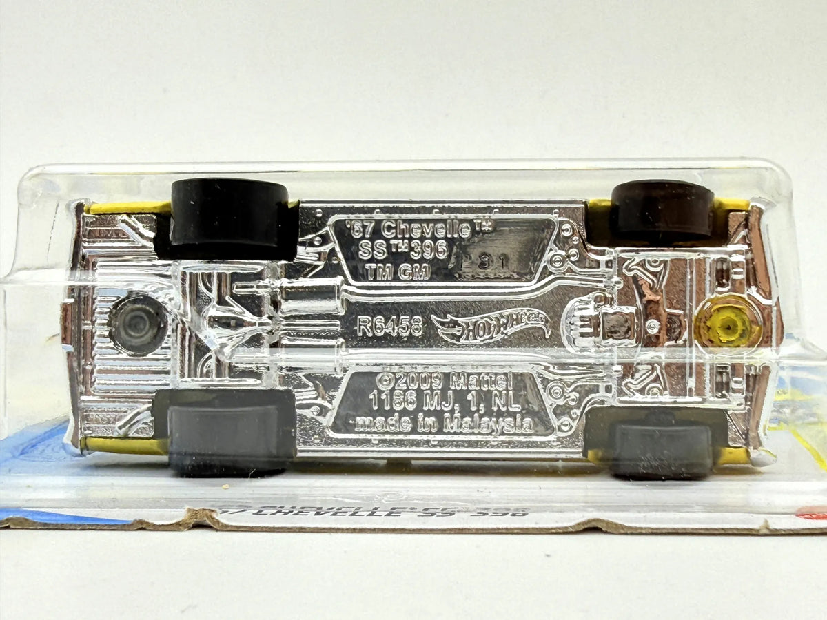 '67 CHEVELLE SS 396, Hot Wheels 2021, Die cast GTC34M521, Żółty, 1:64 – zdjęcie 5