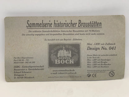 Mercedes-Benz Actros EKBG-Brauereien 1:87 BURG BRÄU Blister Doppel Bock – zdjęcie 5