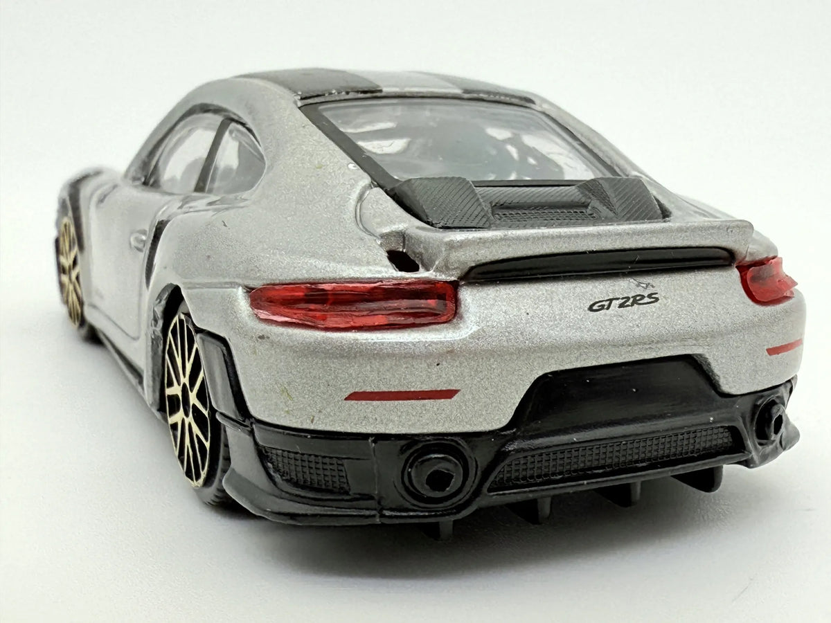 Porsche 911 Gt2 Rs Bburago Srebrny 1:43 – zdjęcie 5
