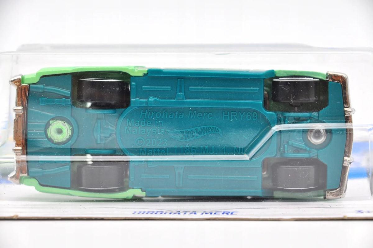 HIROHATA MERC, Hot Wheels 2024, Resoraki, Die cast HRY69, Miętowy, 1:64 – zdjęcie 5