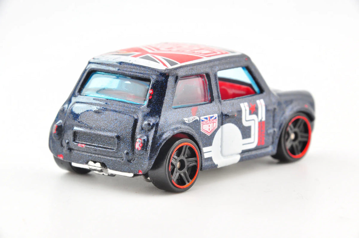 Morris Mini Hot Wheels 2014 Ciemnoniebieski 1:64 – zdjęcie 5