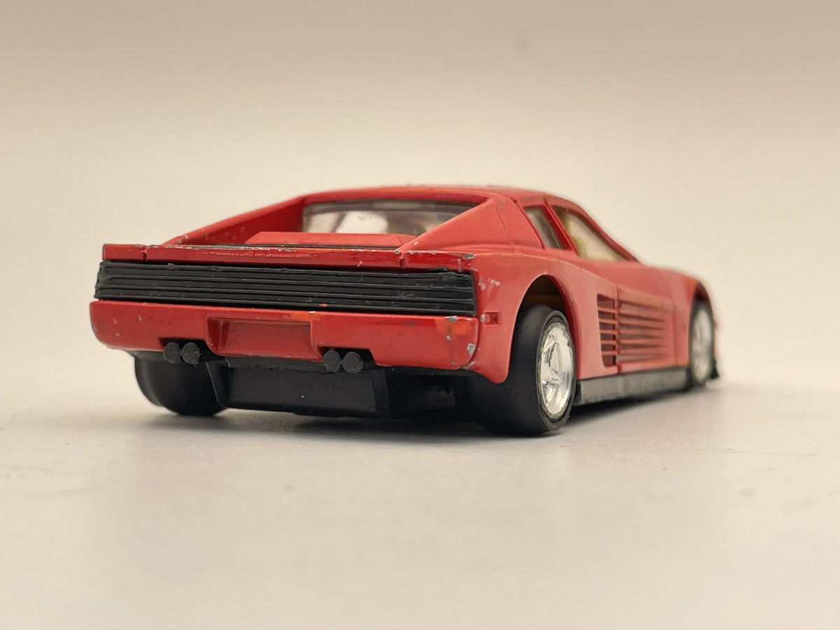 Ferrari Testarossa, Resoraki, Die cast 1:43, czerwony – zdjęcie 5