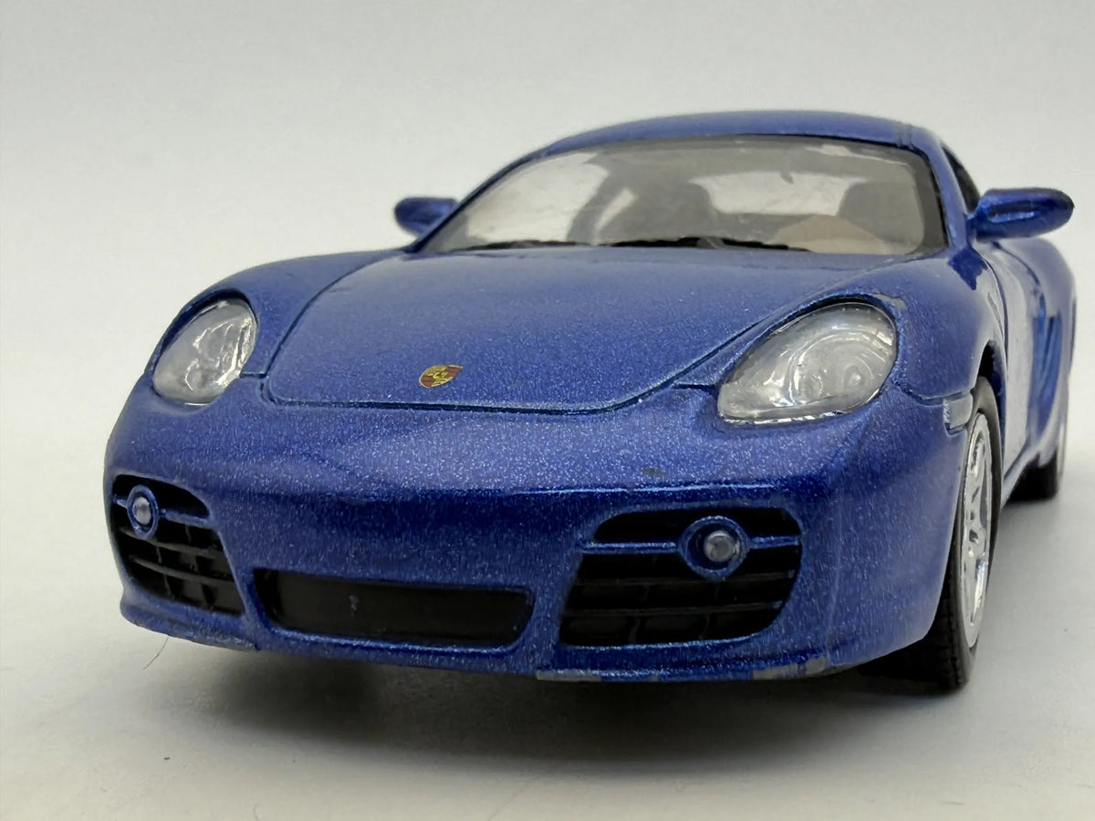 PORSCHE CAYMAN S, Kinsmart, Die cast KT5307, Niebieski, 1:34, Resoraki – zdjęcie 5