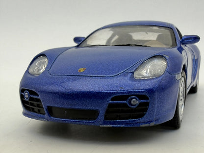 PORSCHE CAYMAN S, Kinsmart, Die cast KT5307, Niebieski, 1:34, Resoraki – zdjęcie 5