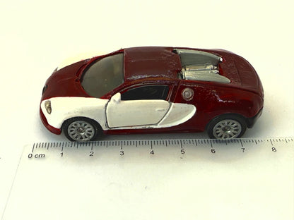 BUGATTI VEYRON 16.4 GRAND SPORT, Siku, Resoraki, Die cast, Bordowy, 1:64 – zdjęcie 5