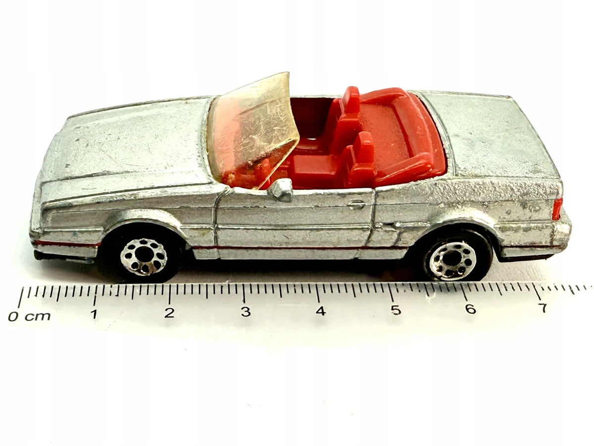 CADILLAC ALLANTÉ Matchbox 1987 Srebrny 1:64 Made in Macau – zdjęcie 5