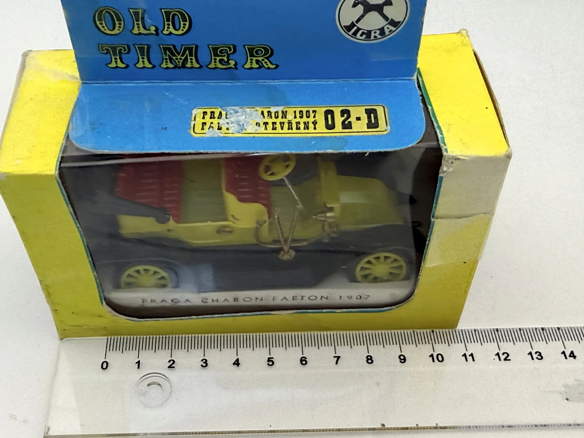 PRAGA CHARON FAETON 1907 Old Timer IGRA '70 Made in Czechosłowacja 1:36 – zdjęcie 5