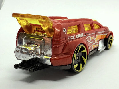 Nitro Tailgater Straż pożarna Hot Wheels 2014 Czerwony 1:64 – zdjęcie 5