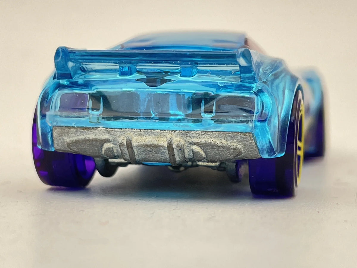 NERVE HAMMER, Hot Wheels 2005, Die cast DTY11, Niebieski Przeźroczysty 1:64 – zdjęcie 5