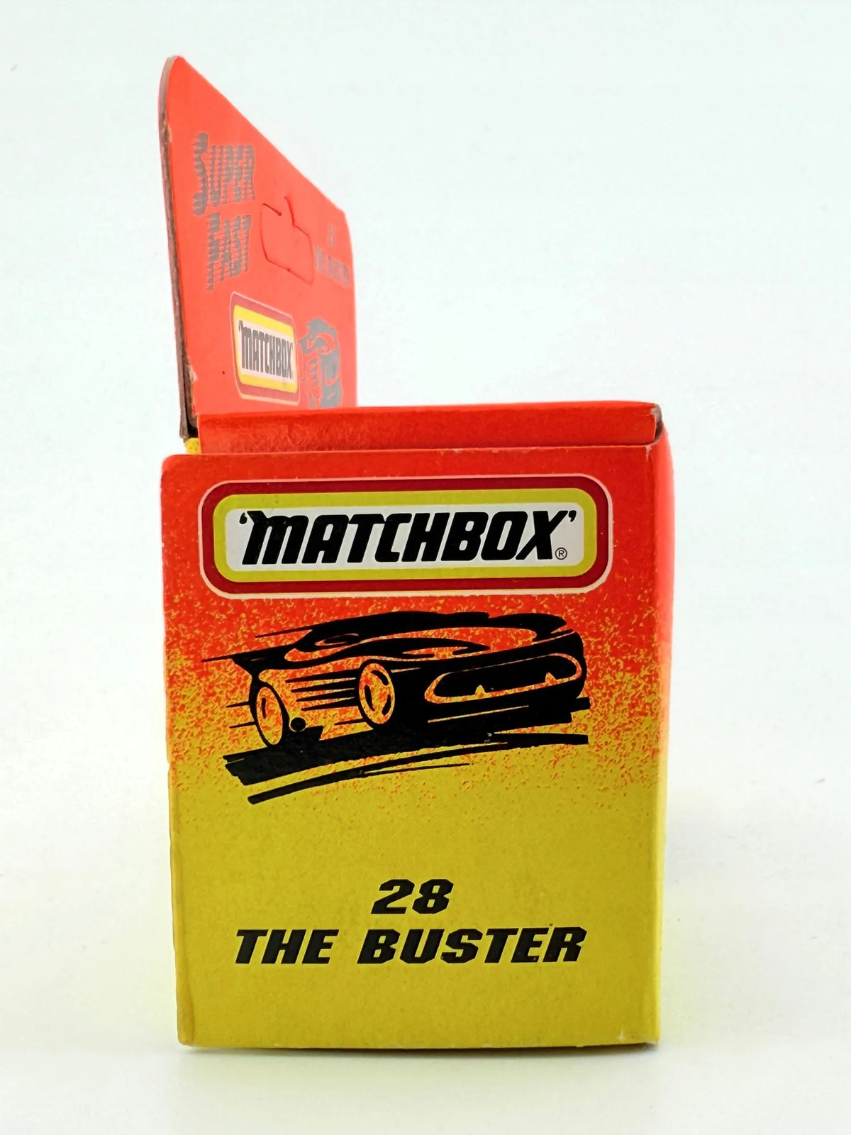 THE BUSTER, Matchbox, Resoraki, Die cast 28, Niebieski, 1:64 – zdjęcie 5