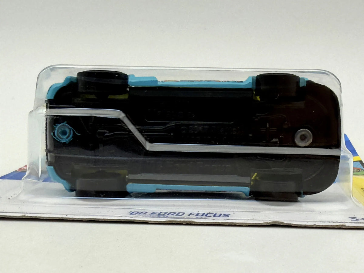 '08 FORD FOCUS HW ART CARS Hot Wheels 2023 Turkusowy 1:64 – zdjęcie 5