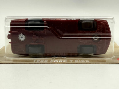 1988 FORD T-BIRD, Hot Wheels Silver 2024, HRT81 JBY85, Biały 1:64, Resoraki – zdjęcie 5