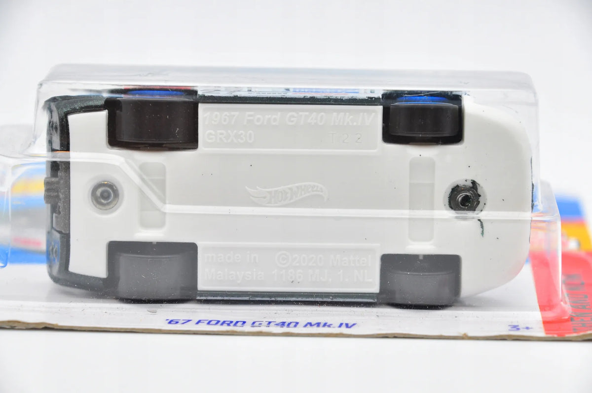 '67 FORD GT40 MK.IV, Hot Wheels, Die cast Htc69-N521, Zielony, 1:64 – zdjęcie 5