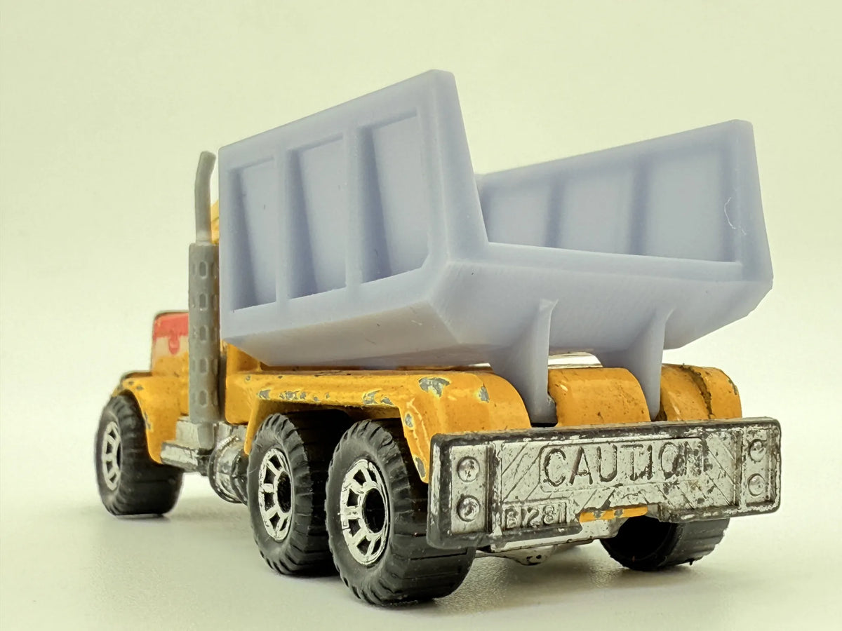 PETERBILT, Matchbox 1981, Resoraki, Die cast 08-1, Żółty, 1:80 – zdjęcie 5