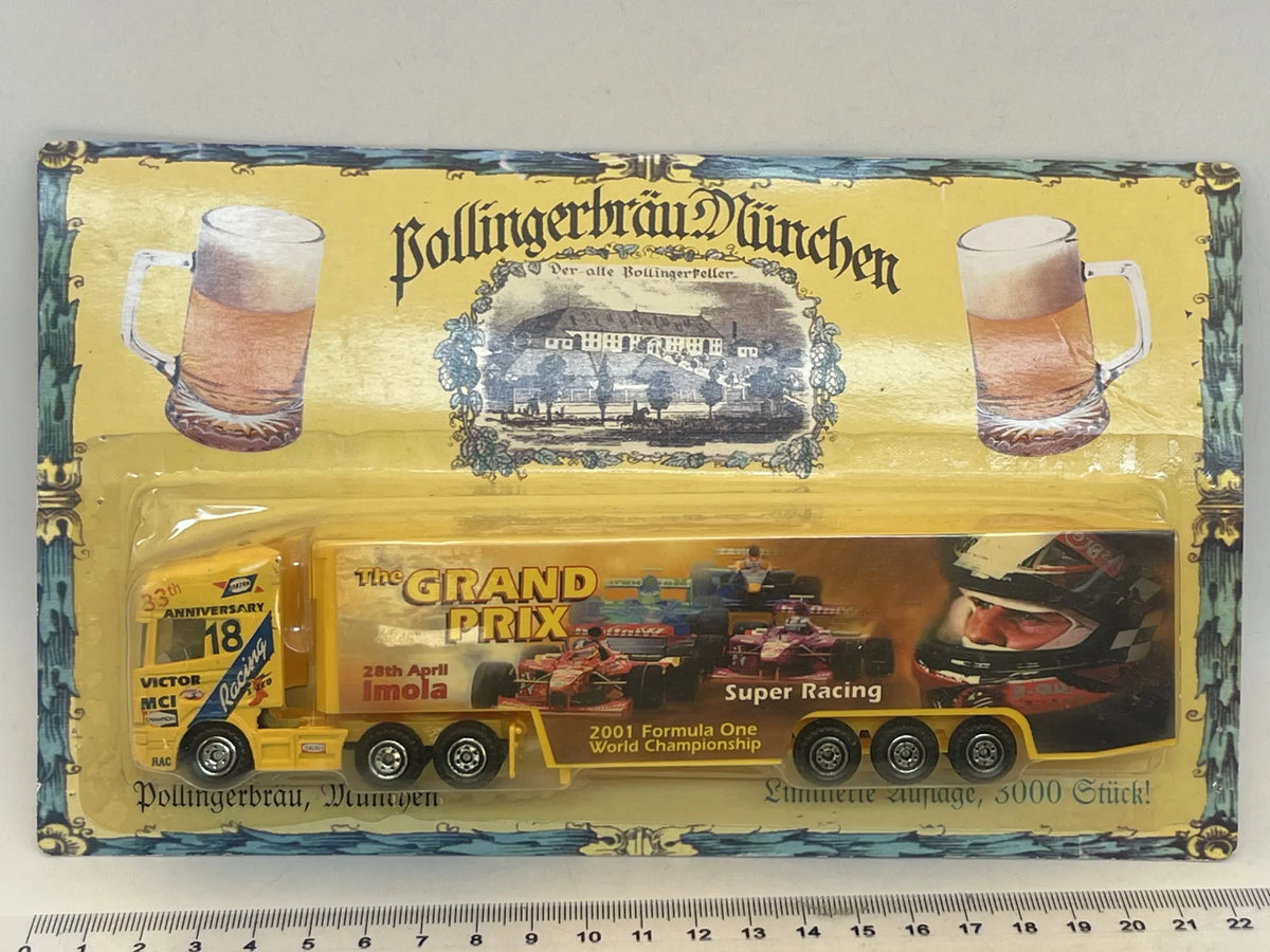 Ciężarówka Promocyjna Grell 1:87 Pollingerbräu München 2001 Formula One – zdjęcie 5