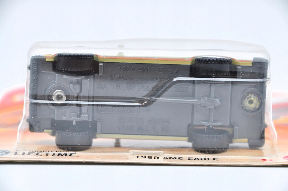 1980 AMC EAGLE Matchbox 2024 Żółty 1:64 – zdjęcie 5
