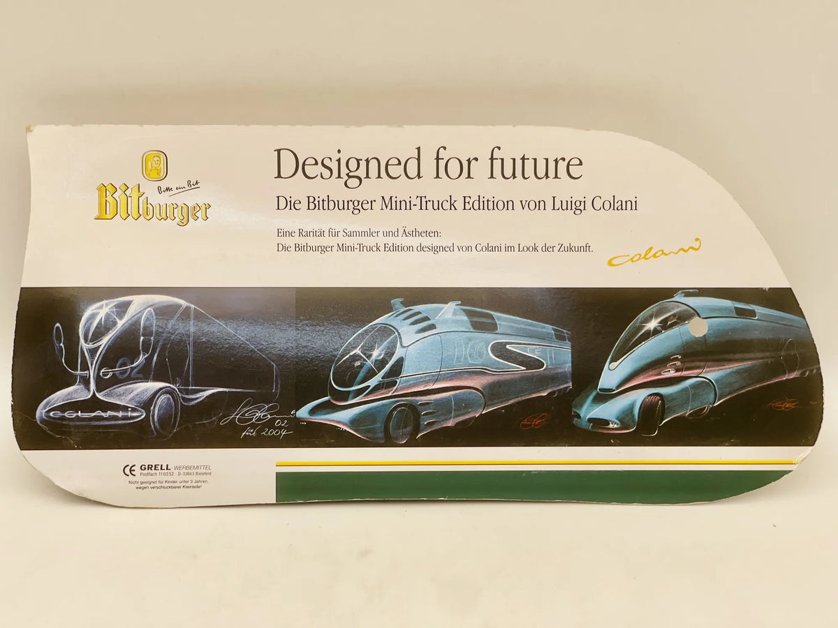 Colani Mini-Truck Grell 1:87 Bitburger Blister Czarny – zdjęcie 5