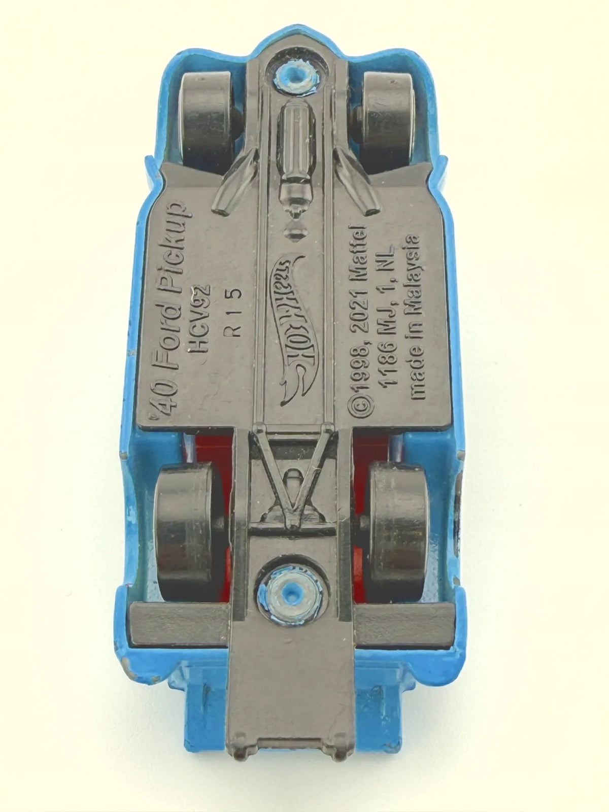 '40 Ford Pickup Hot Wheels 2021 Niebieski 1:64 – zdjęcie 5
