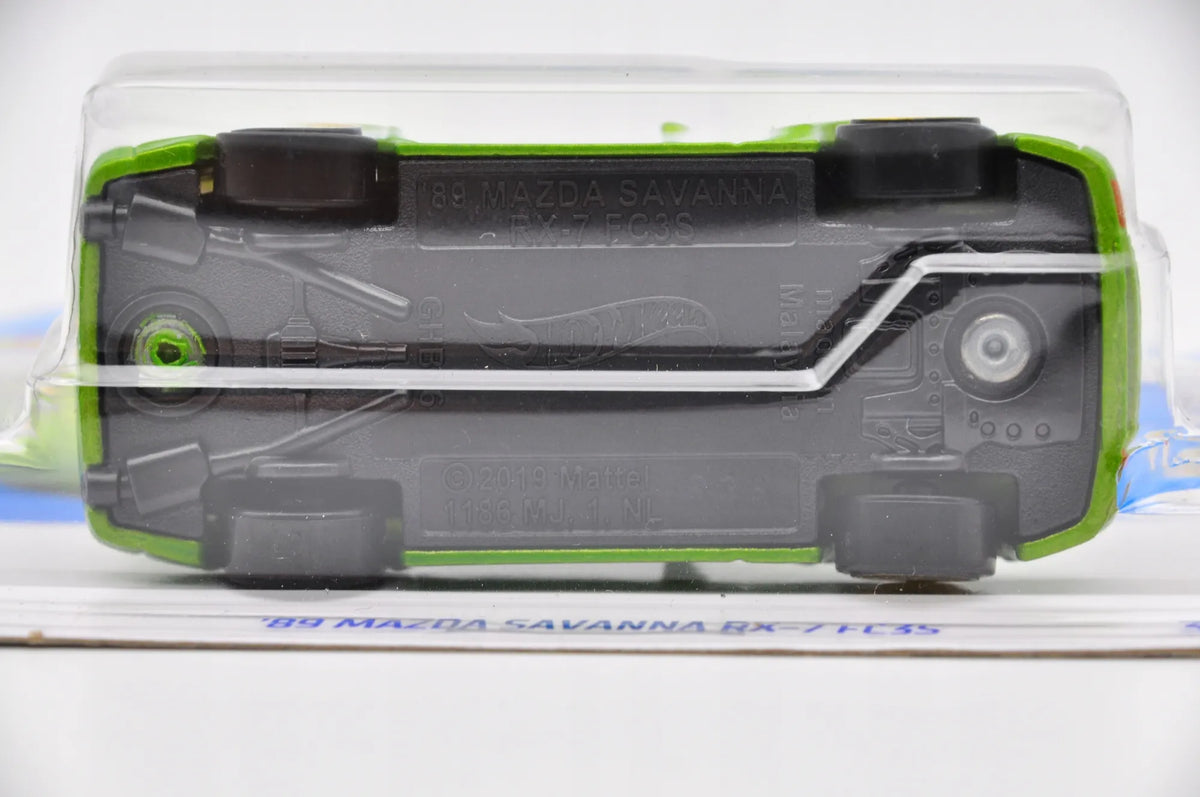 '89 MAZDA SAVANNA RX-7 FC3S Hot Wheels 2023 Zielony 1:64 – zdjęcie 5