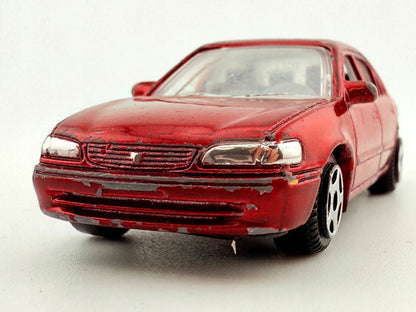TOYOTA COROLLA, Resoraki, Die cast 79042, Czerwony, 1:64 – zdjęcie 5