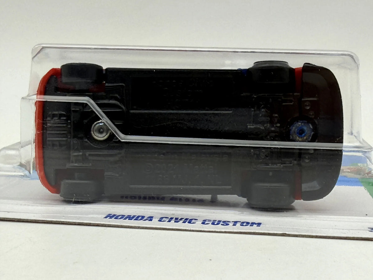 HONDA CIVIC CUSTOM Hw Reverse Rake Hot Wheels 2025 Niebieski 1:64 – zdjęcie 5