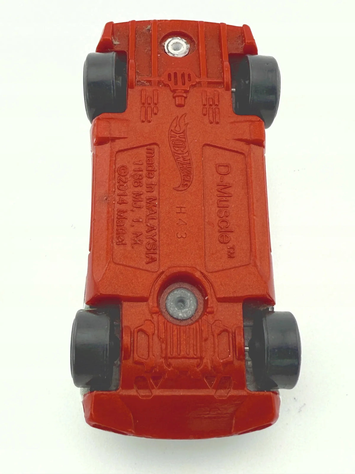 D-Muscle Hot Wheels 2014 Biały 1:64 – zdjęcie 5