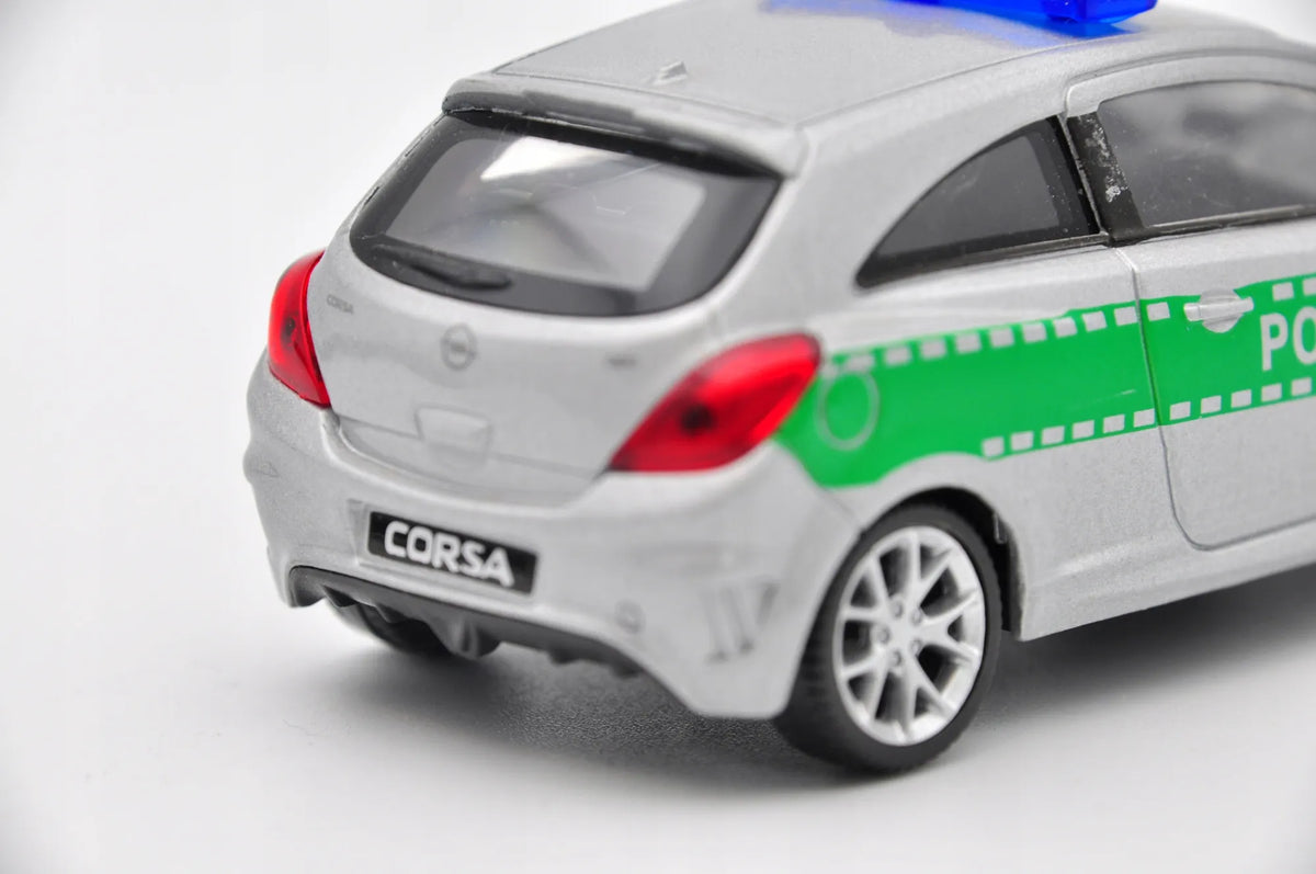 OPEL CORSA OPC, Welly, Resoraki, Die cast 44014, Srebrny, 1:60 – zdjęcie 5