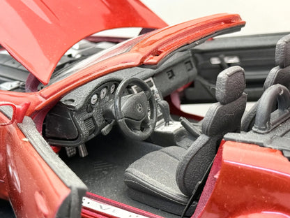 MERCEDES-BENZ SLK 230 Roadster Maisto 1996 Czerwony 1:18 Special Edition – zdjęcie 5