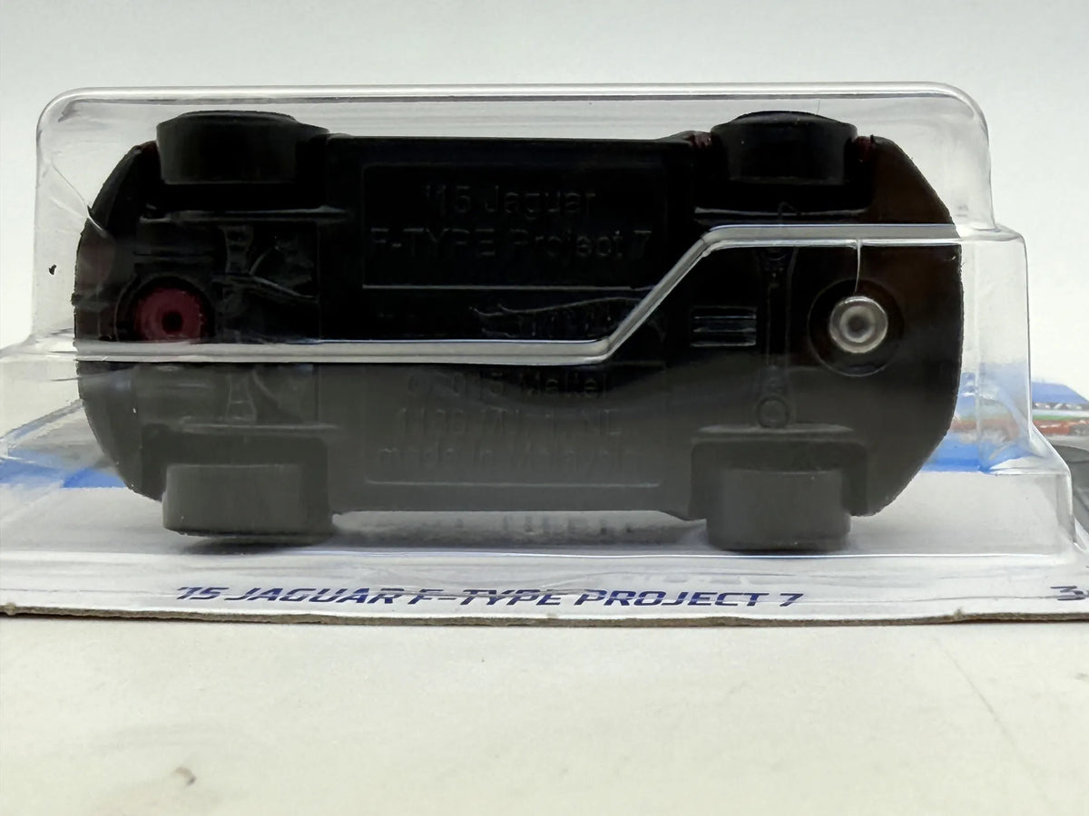 '15 JAGUAR F-TYPE PROJECT 7 HW Roadsters Hot Wheels 2024 Bordowy 1:64 – zdjęcie 5