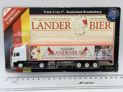 MAN Grell 1:87 Ciężarówka Promocyjna Länder-Bier Blister Niebieski Reklama – zdjęcie 4