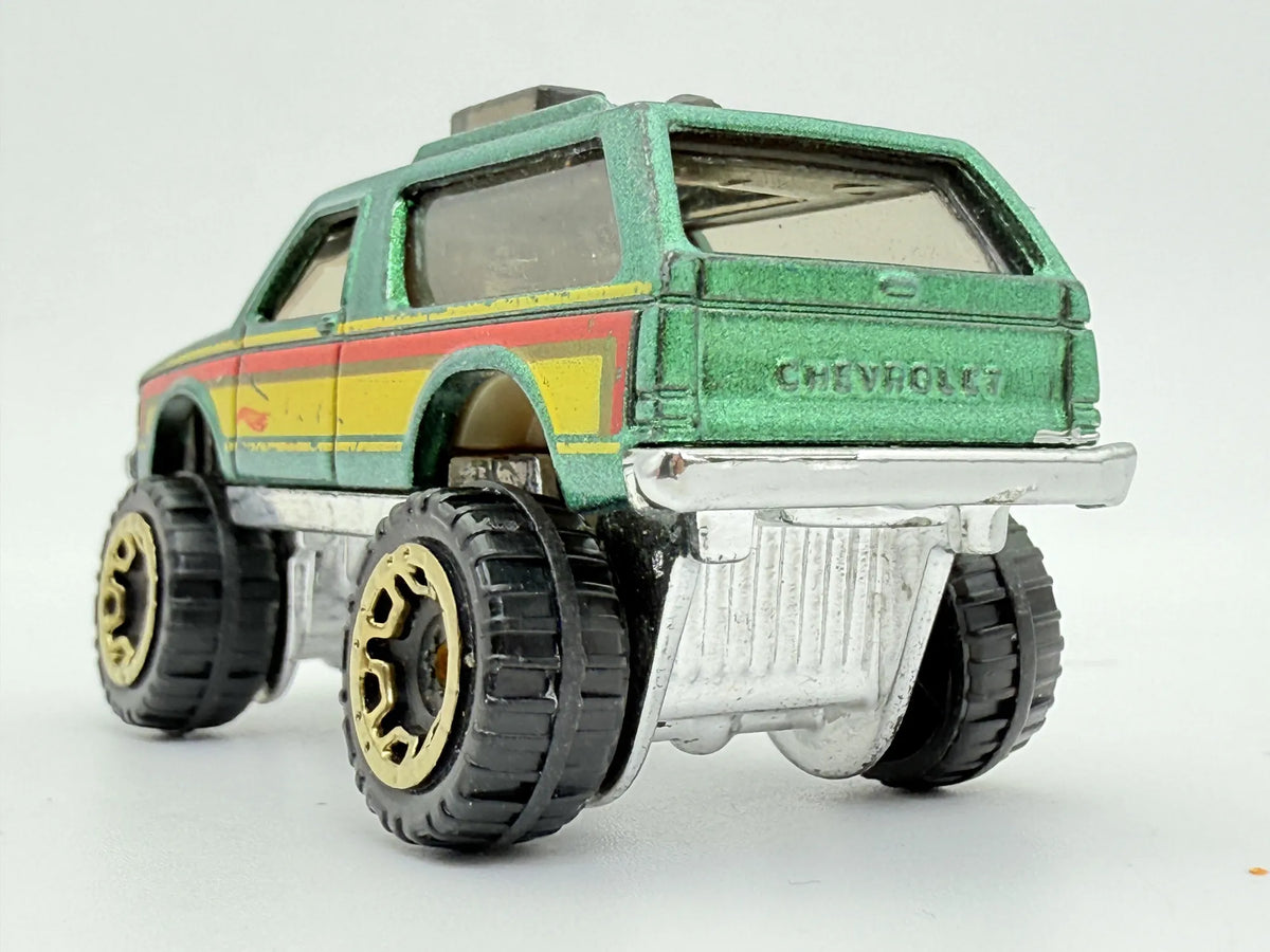 1983 CHEVY BLAZER 4X4, Hot Wheels 2015, Die cast 91983, Zielony, 1:64 – zdjęcie 5