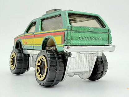 1983 CHEVY BLAZER 4X4, Hot Wheels 2015, Die cast 91983, Zielony, 1:64 – zdjęcie 5