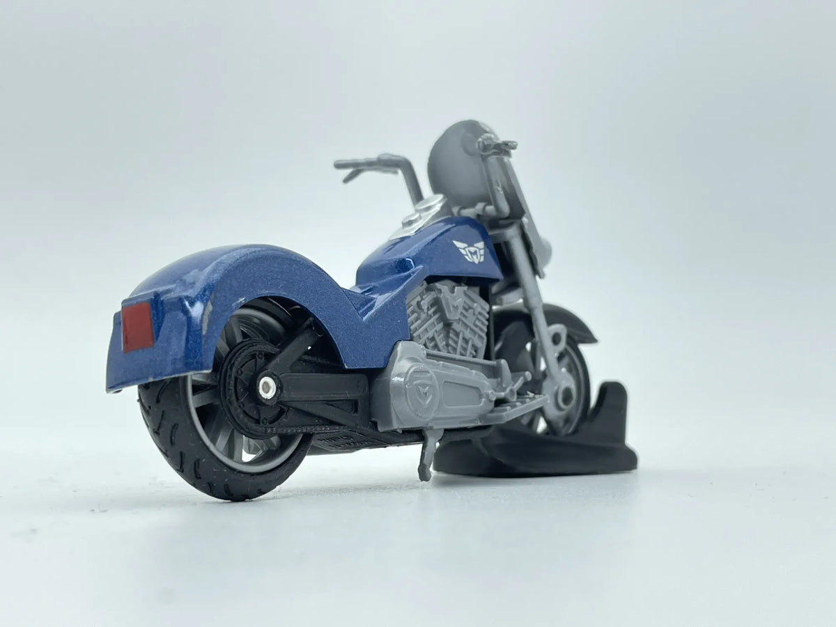 CHOPPER, Maisto + Stojak Resoraki, Die cast 52380, Niebieski,, 1:18 – zdjęcie 5