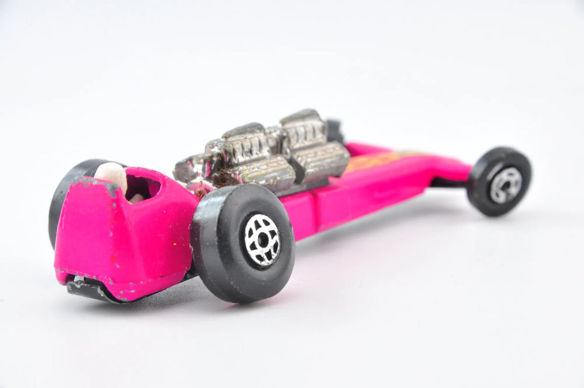 Slingshot Dragster, Matchbox 1974, Made in England, Die cast, Różowy, 1:64 – zdjęcie 5