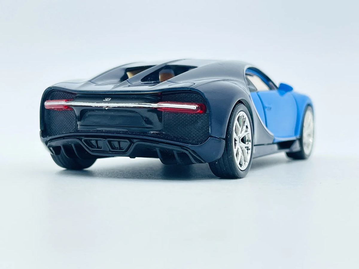 Bugatti Chiron, Welly, resoraki, die cast, 1:60 – zdjęcie 5