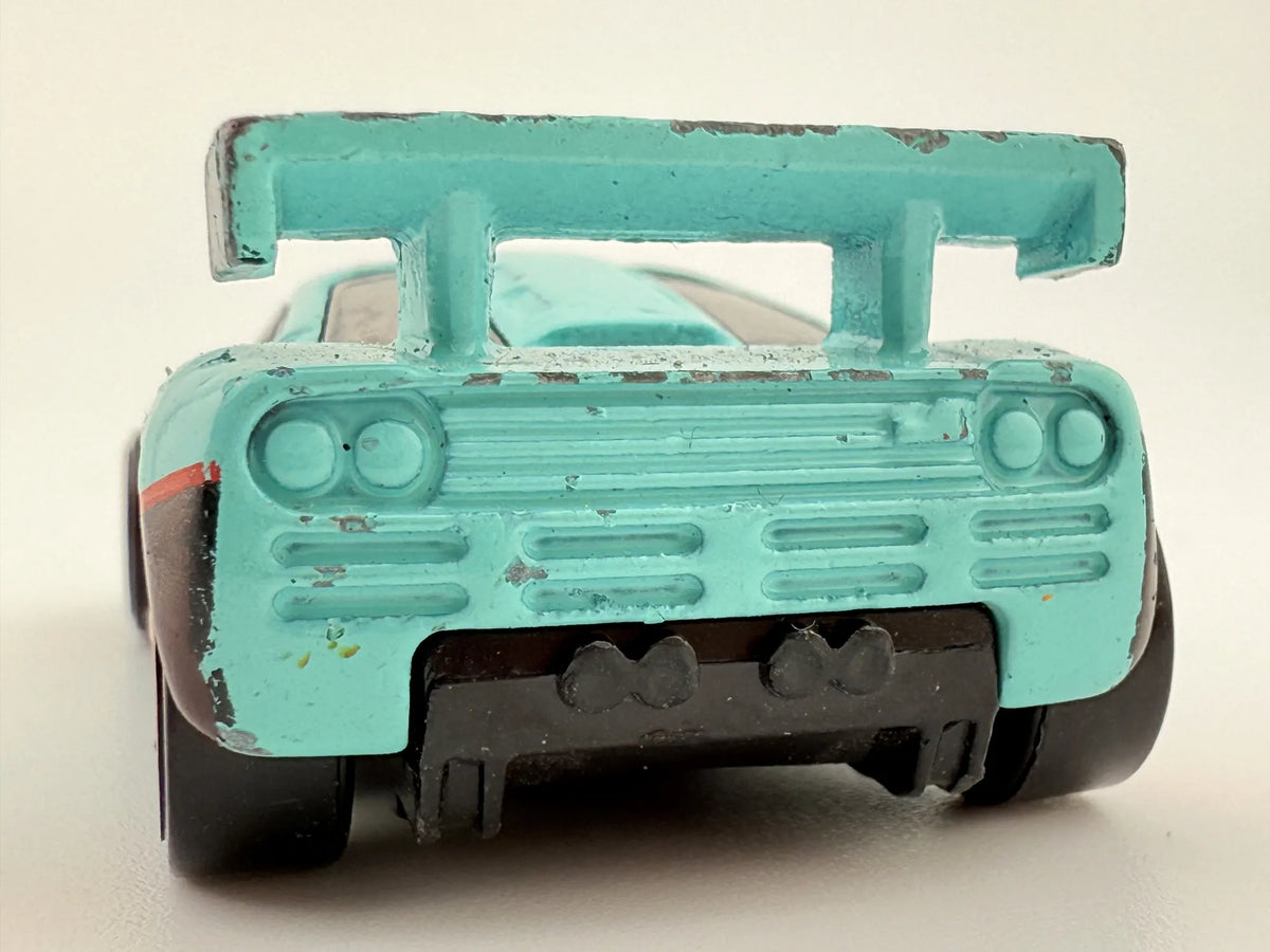 MCLAREN F1 GTR, Hot Wheels 2017, Die cast P40, Miętowy, 1:64, Resoraki – zdjęcie 5