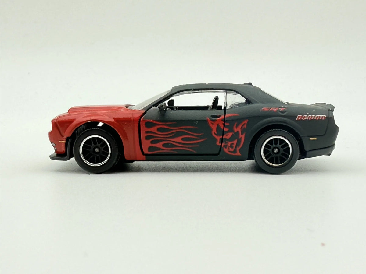 DODGE CHALLENGER SRT DEMON, Majorette, Resoraki, Die cast, Czerwony, 1:66 – zdjęcie 5