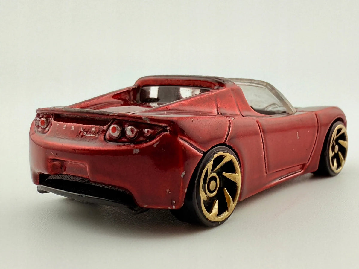 2008 Tesla Roadster Hot Wheels 2008 Czerwony 1:64 – zdjęcie 5
