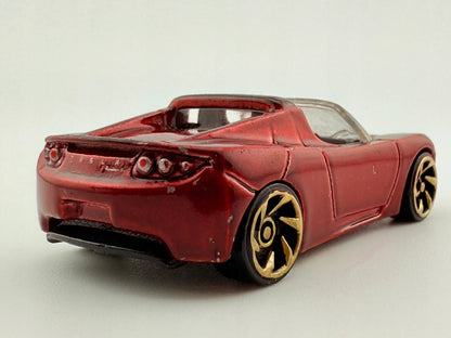 2008 Tesla Roadster Hot Wheels 2008 Czerwony 1:64 – zdjęcie 5