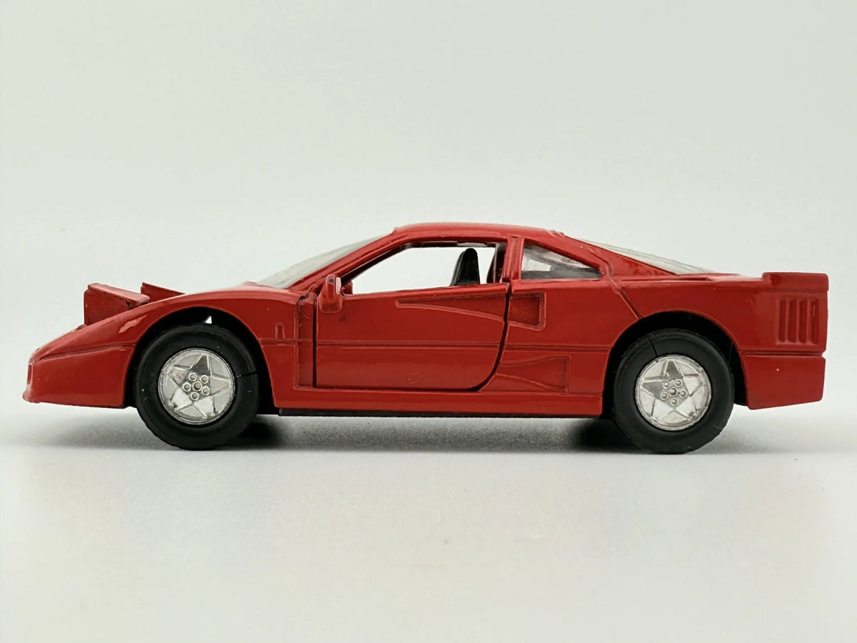 FERRARI F40, Welly, Vintage Model Die cast 8676, Czerwony, 1:38, Resoraki – zdjęcie 5