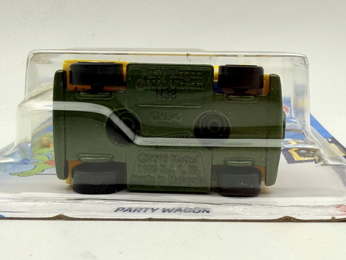 PARTY WAGON Ninja Turtles Hot Wheels 2020 Żółty 1:64 Protektor – zdjęcie 5